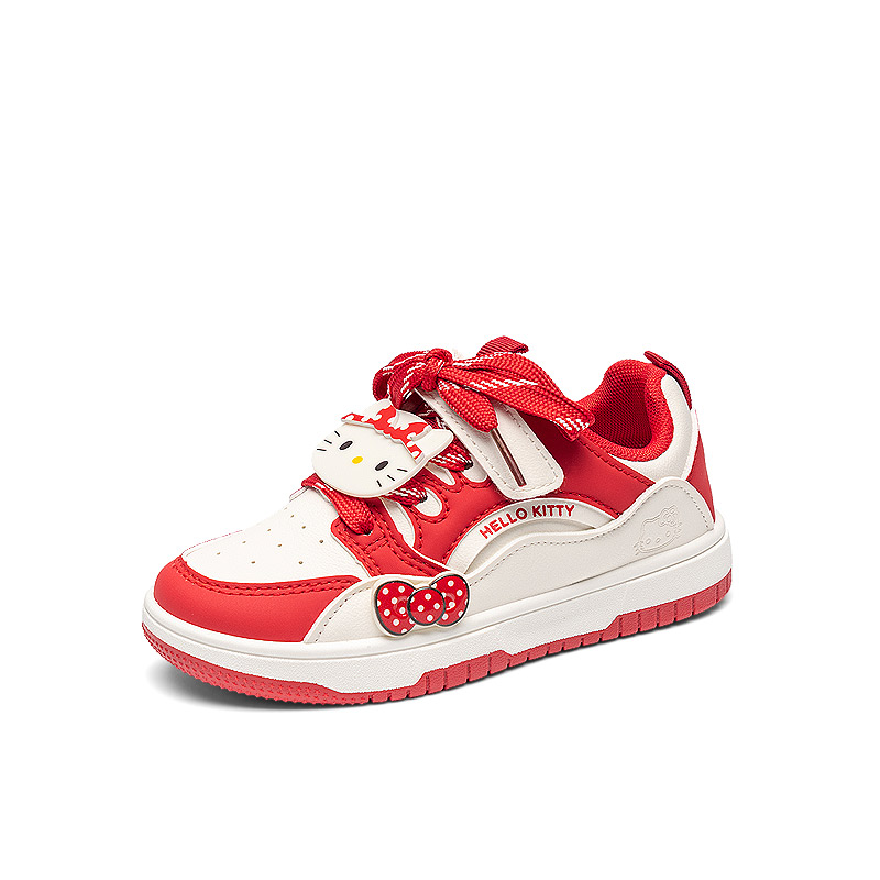

Детские кроссовки для скейтбординга Sanrio Series Breathable Low Top Hello Kitty, красный