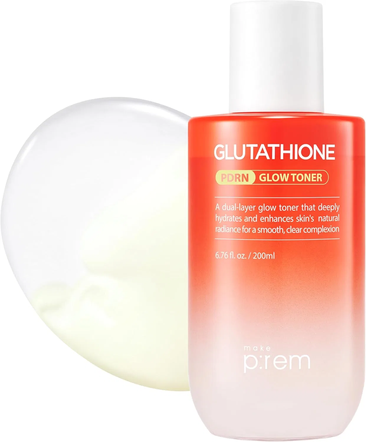 Тоник Makep:Rem — Make Prem Glutathione PDRN Glow Toner, 200 мл