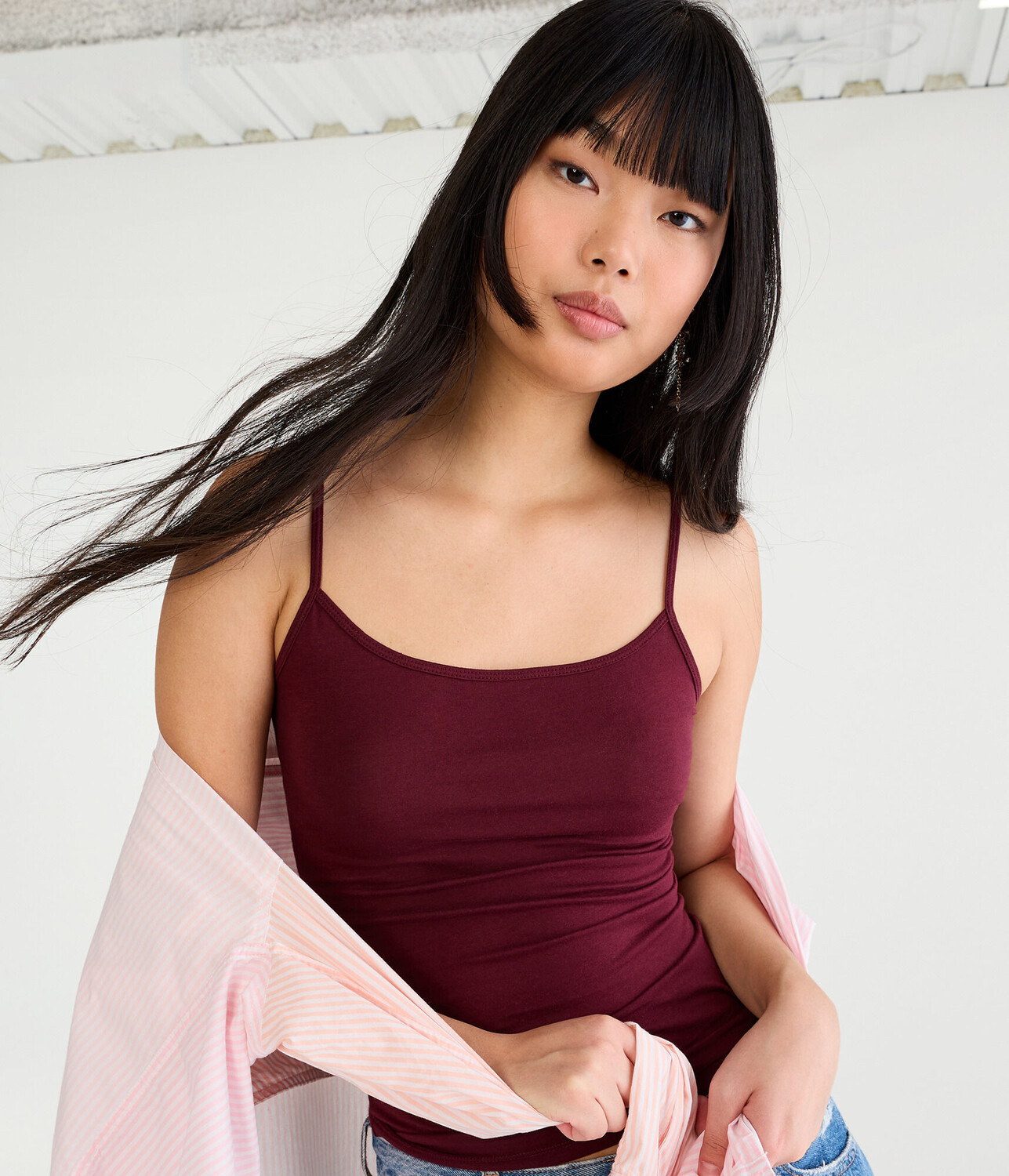 

Любимая базовая майка Aeropostale, красный