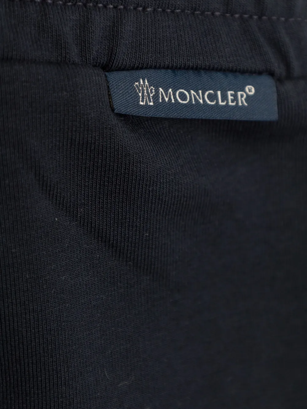 Спортивный костюм с вышитым логотипом Moncler Enfant, синий — фото 4