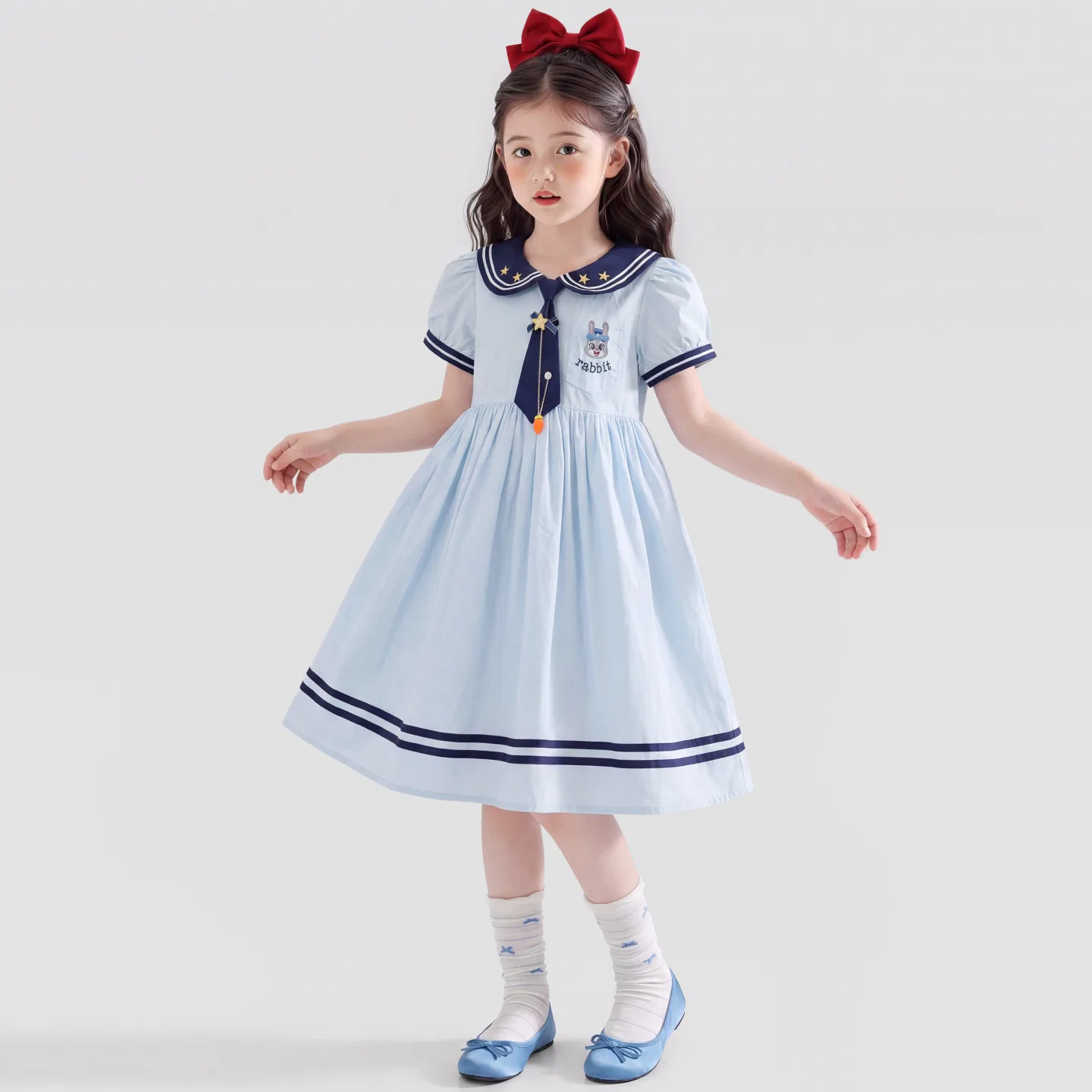 Платье с воротником в стиле милитари Disney Blue — фото 3