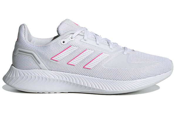 Кроссовки (WMNS) adidas Runfalcon 2.0 'White Screaming Pink', белый — фото 2