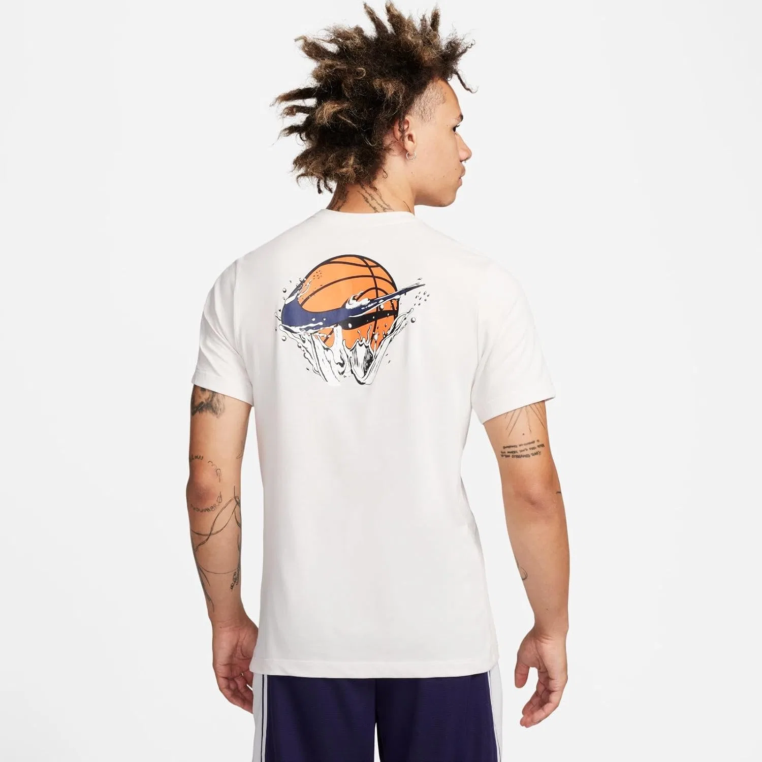 Футболка мужская Nike Dri-FIT, Чёрный, Phantom — фото 2