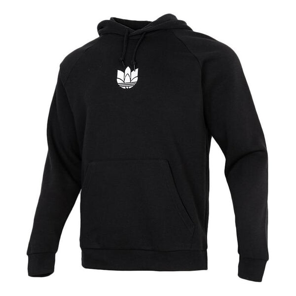 

Толстовка adidas originals 3d Trefoil Hood Logo Printing Fleece Lined Stay Warm Sports Black, черный