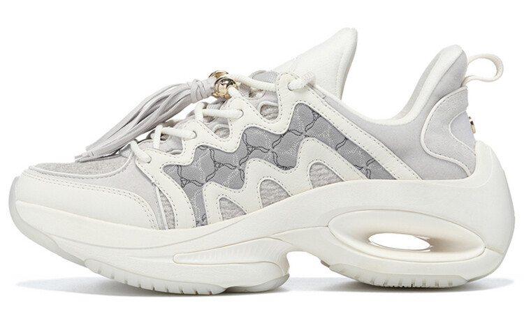 

Кроссовки LI-NING 1990 Heart Dance Lifestyle Shoes Women's Low-top Gray, цвет Off White