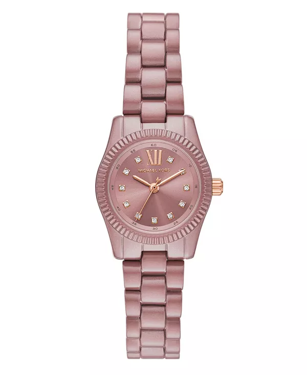 

Женские часы Lexington ограниченной серии с тремя стрелками, цвет «дымчатая роза», нержавеющая сталь, 26 мм Michael Kors, pink