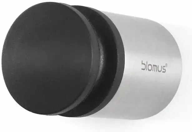 

Настенный дверной упор BLOMUS "ENTRA" Ø/2,5х2,5х8х2,5 см, серебристый/черный