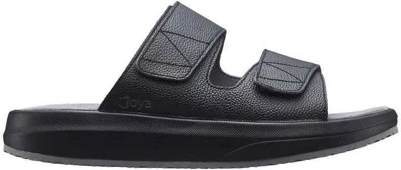 Сандалии JOYA Max III Black для мужчин, изготовленные из гладкой кожи