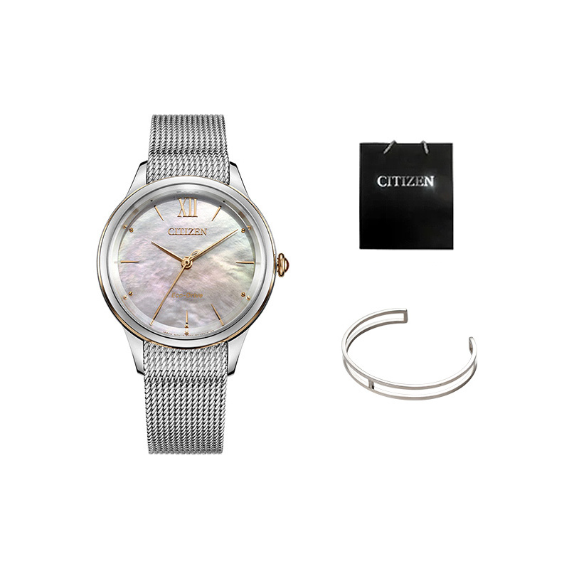 

CITIZEN Часы Ecology Drive Collection Solar Quartz Movement Watch Women's Watch White Dial