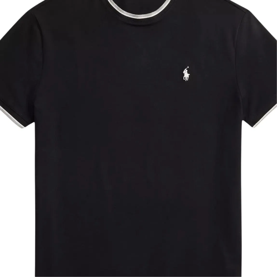 Футболка классическая Polo Ralph Lauren мужская черная — фото 3