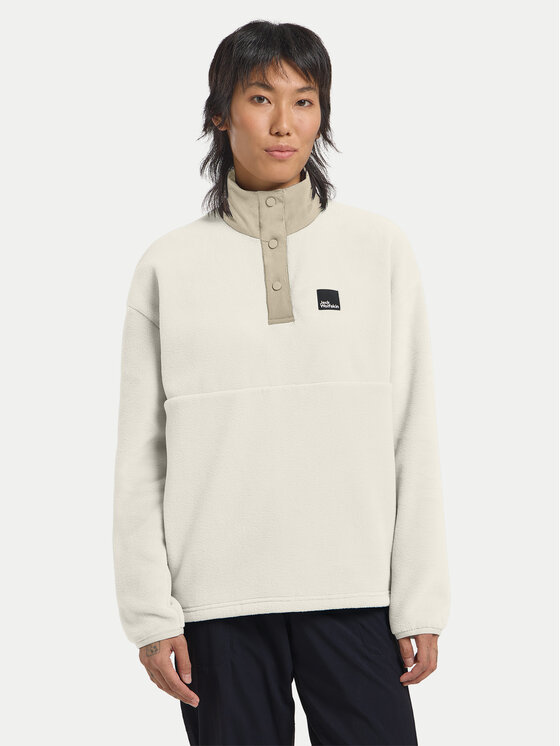 

Флисовая куртка стандартный крой Sumetro A64110 Jack Wolfskin, экрю