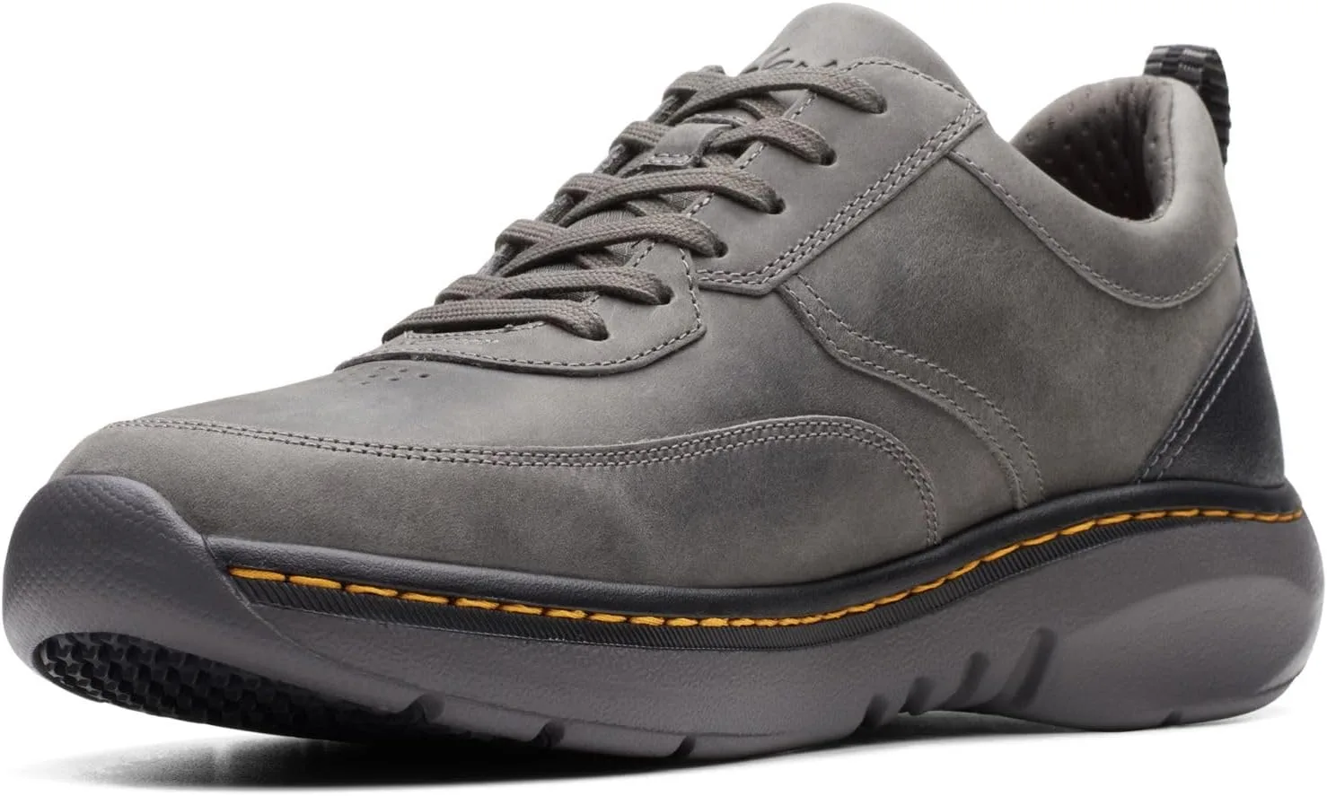 Мужские кроссовки Clarkspro и кроссовки Clarks на шнуровке, темно-серый