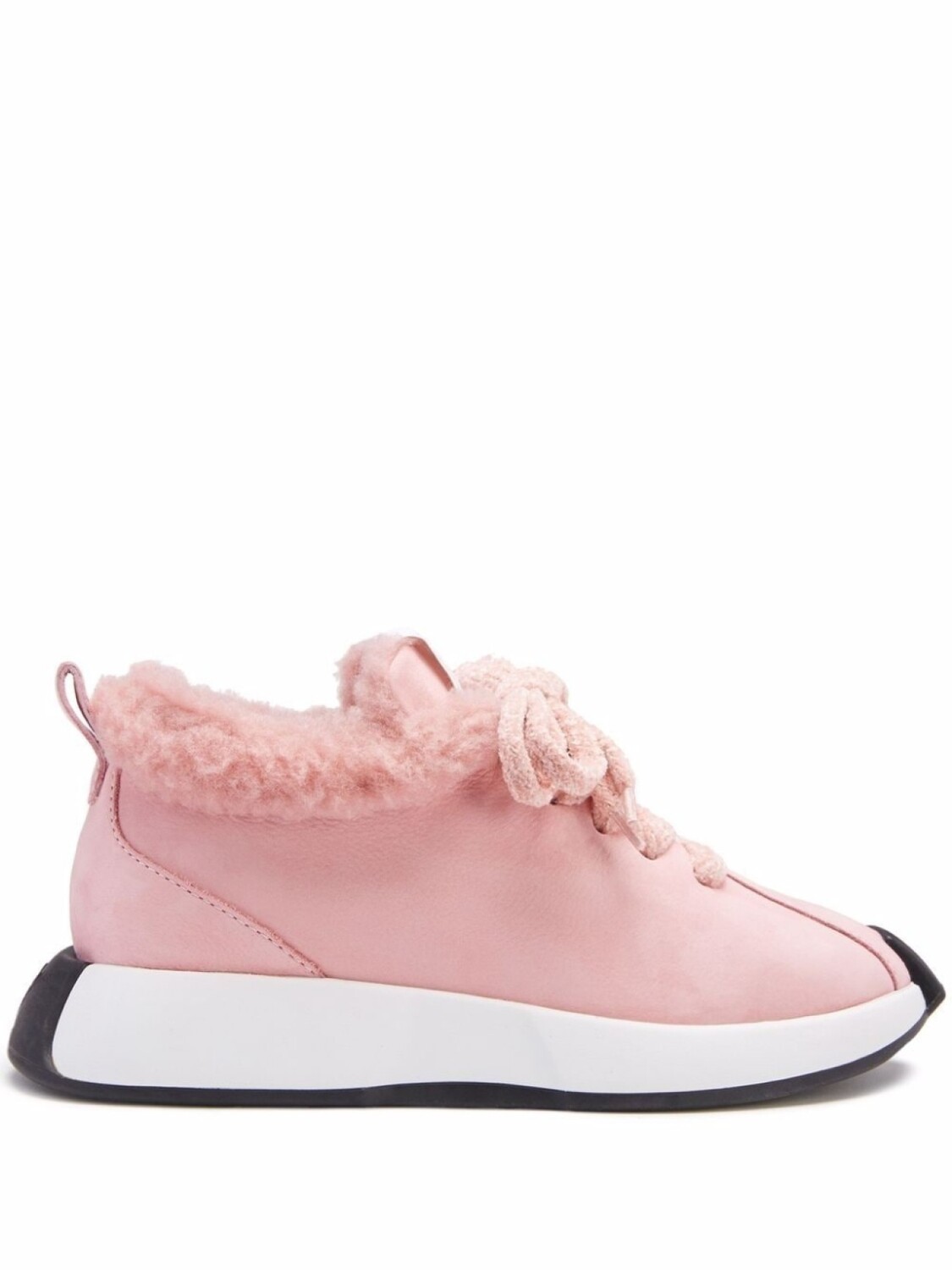 

Кроссовки Ferox с подкладкой из овчины Giuseppe Zanotti, розовый