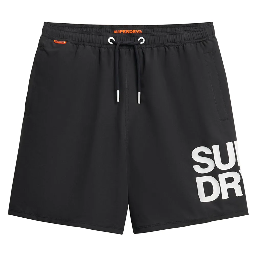 

Шорты для плавания Superdry Sportswear Logo 17´´, черный