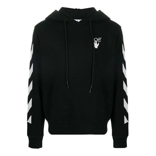 

Толстовка OFF-WHITE Diagonal Stripes Mens Logo Long Sleeve Sweater, черный