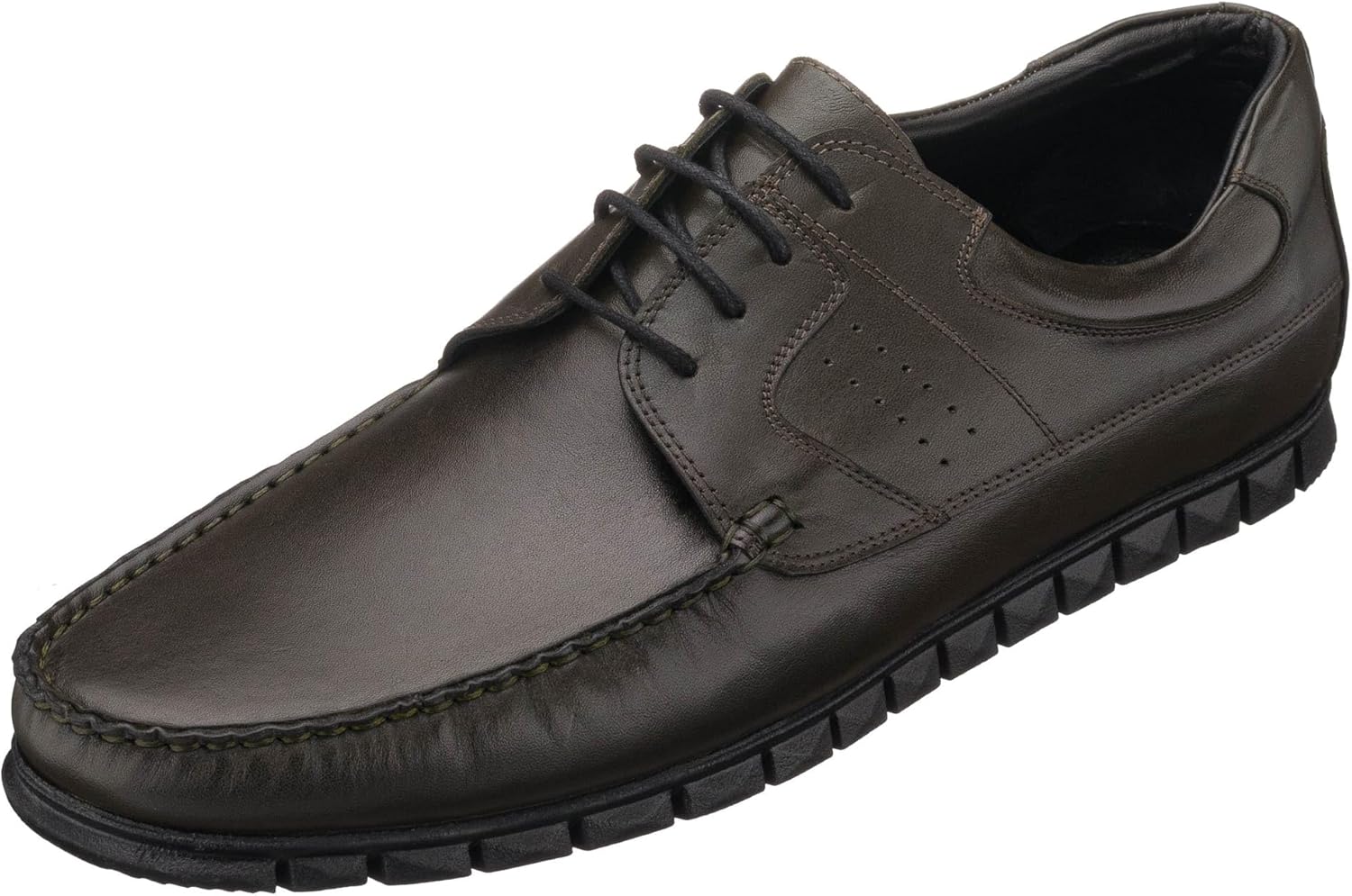 

Мужские кэжуал лоферы DALGALA большого размера из коричневой кожи ручной работы, мокасины, обувь на шнуровке