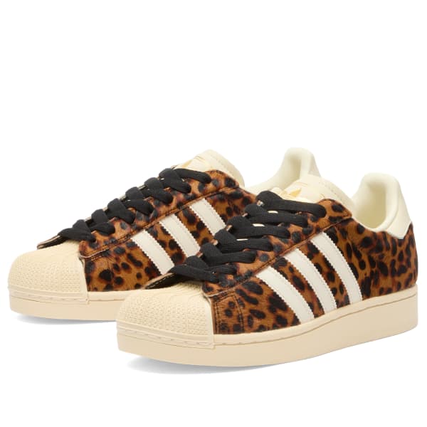 Superstar ii w кроссовки Adidas, Cream White & Gold — фото 2