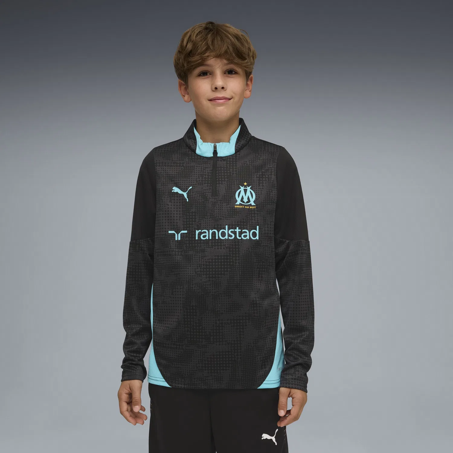 Спортивная толстовка Olympique Marseille Puma, Black — фото 3