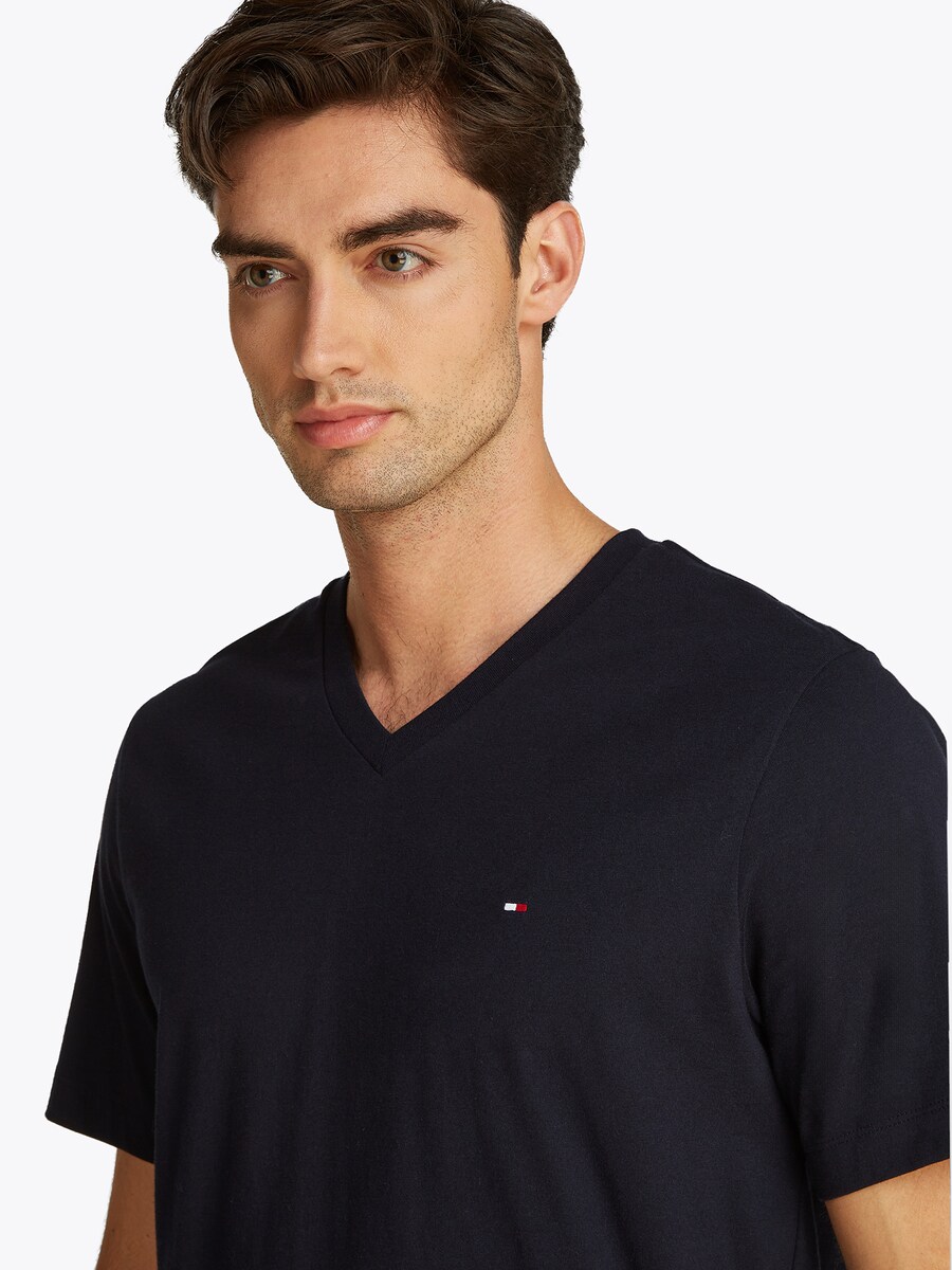 Рубашка TOMMY HILFIGER ESSENTIAL, морской синий — фото 4