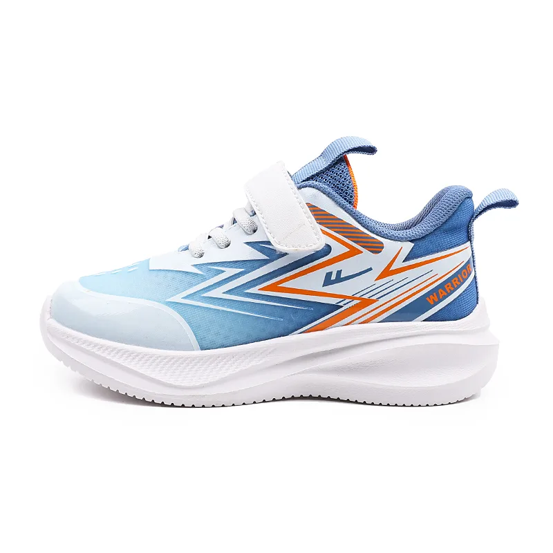 Детские кроссовки для бега low top с устойчивостью к истиранию WARRIOR, белый фиолетовый розовый — фото 3