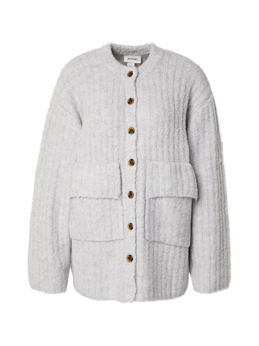 

Вязаный кардиган Monki Knit Cardigan, светло-серый