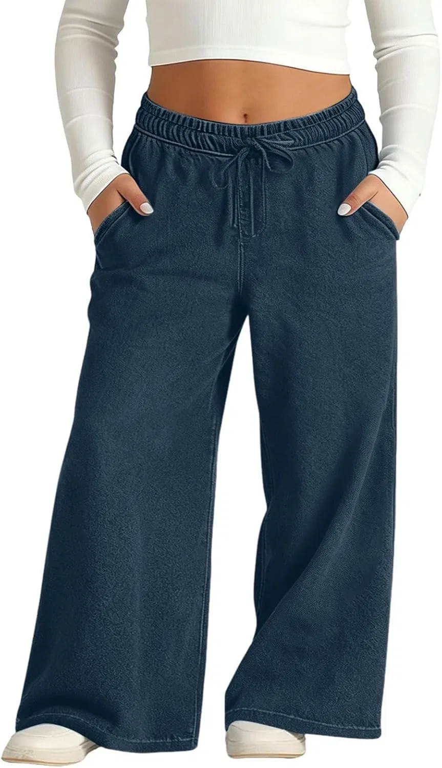 Джинсы широкие, джинсы, Navy