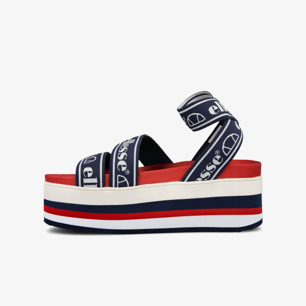 

Сандалии elina text af dk синий/красный/белый Ellesse