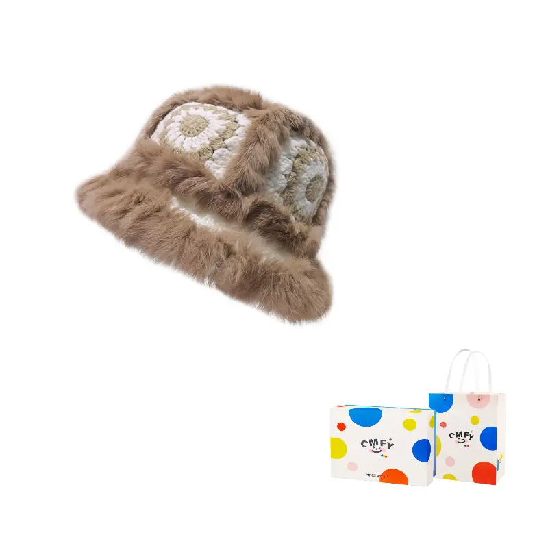 

CMFY Женская шапка бини, Camel