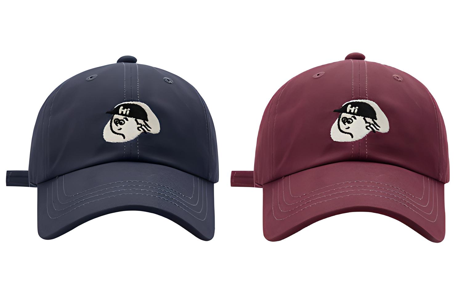 

FREE RABBITⅡ Бейсболка унисекс, 2 Pack (Navy Blue+Burgundy)