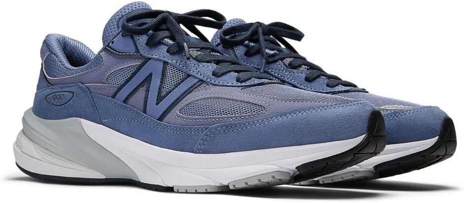 Кроссовки New Balance Unisex Adult 990 V6, сделано в США, синий/фиолетовый/темно-синий — фото 3