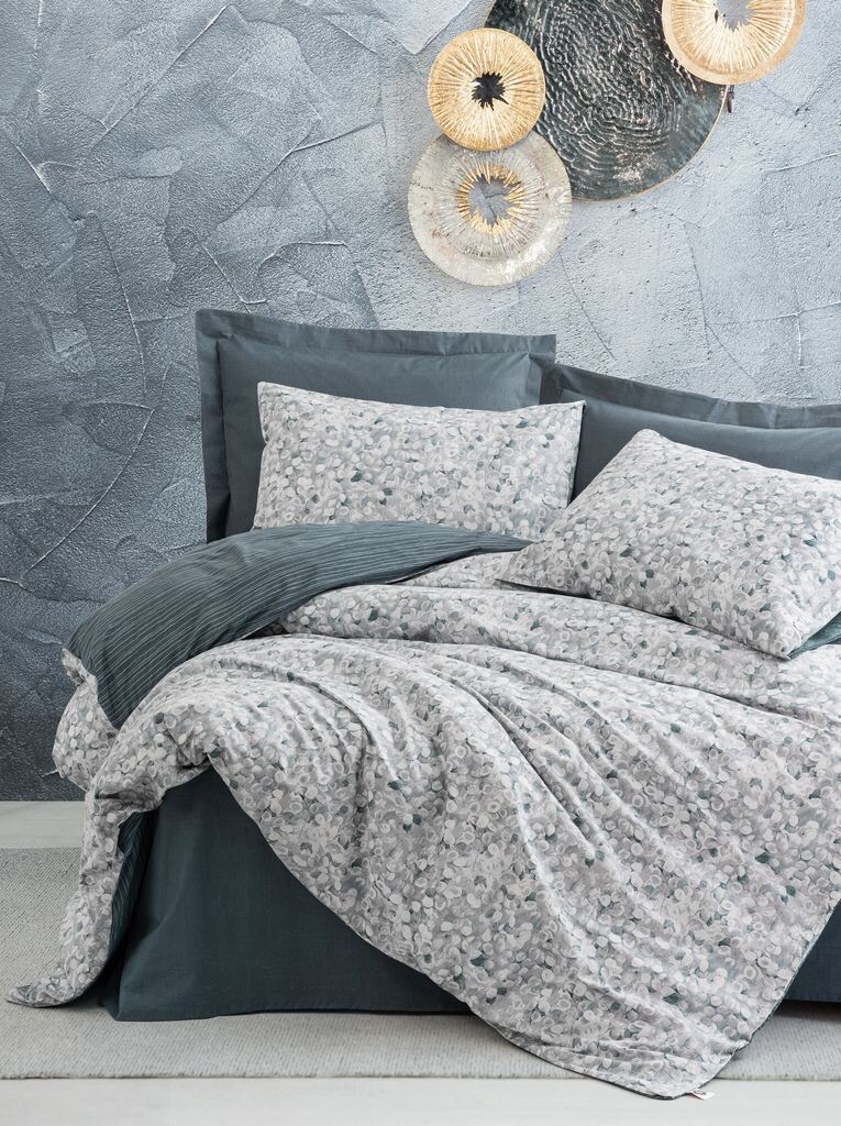 

L'Essentiel Linge de Maison, Molly - Антрацит, комплект пододеяльников Ranforce (FR), антрацит, 100 % ХЛОПОК RANFORCE, 140 x 200 см