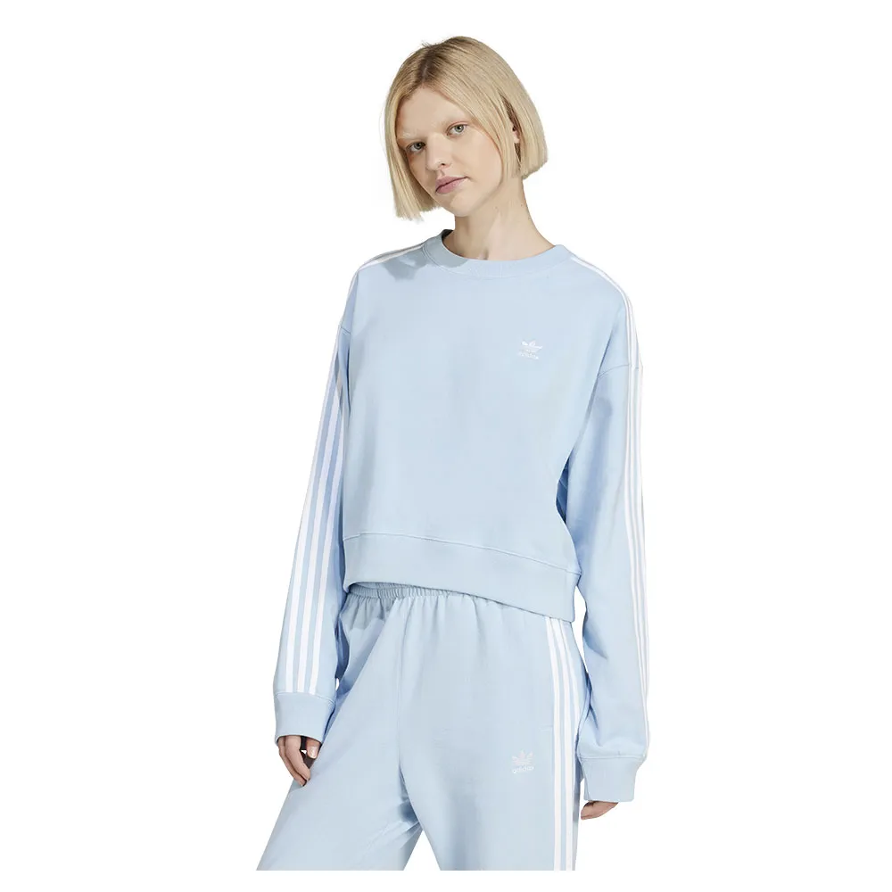 

Толстовка adidas Originals Adicolor 3 Stripes Cropped, синий