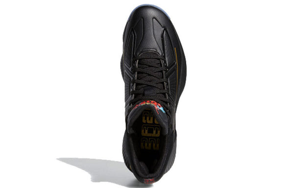 Кроссовки d rose 10 Adidas, черный — фото 4