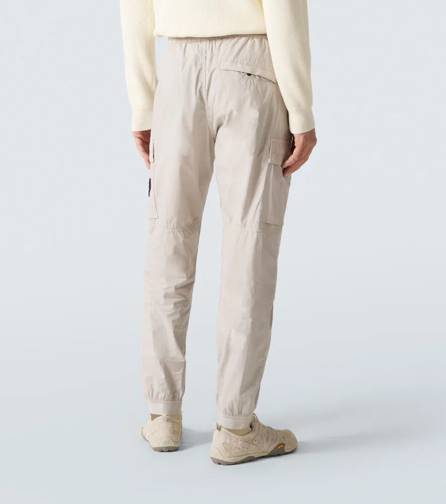 Брюки-карго Compass из хлопковой смеси Stone Island, серый — фото 4