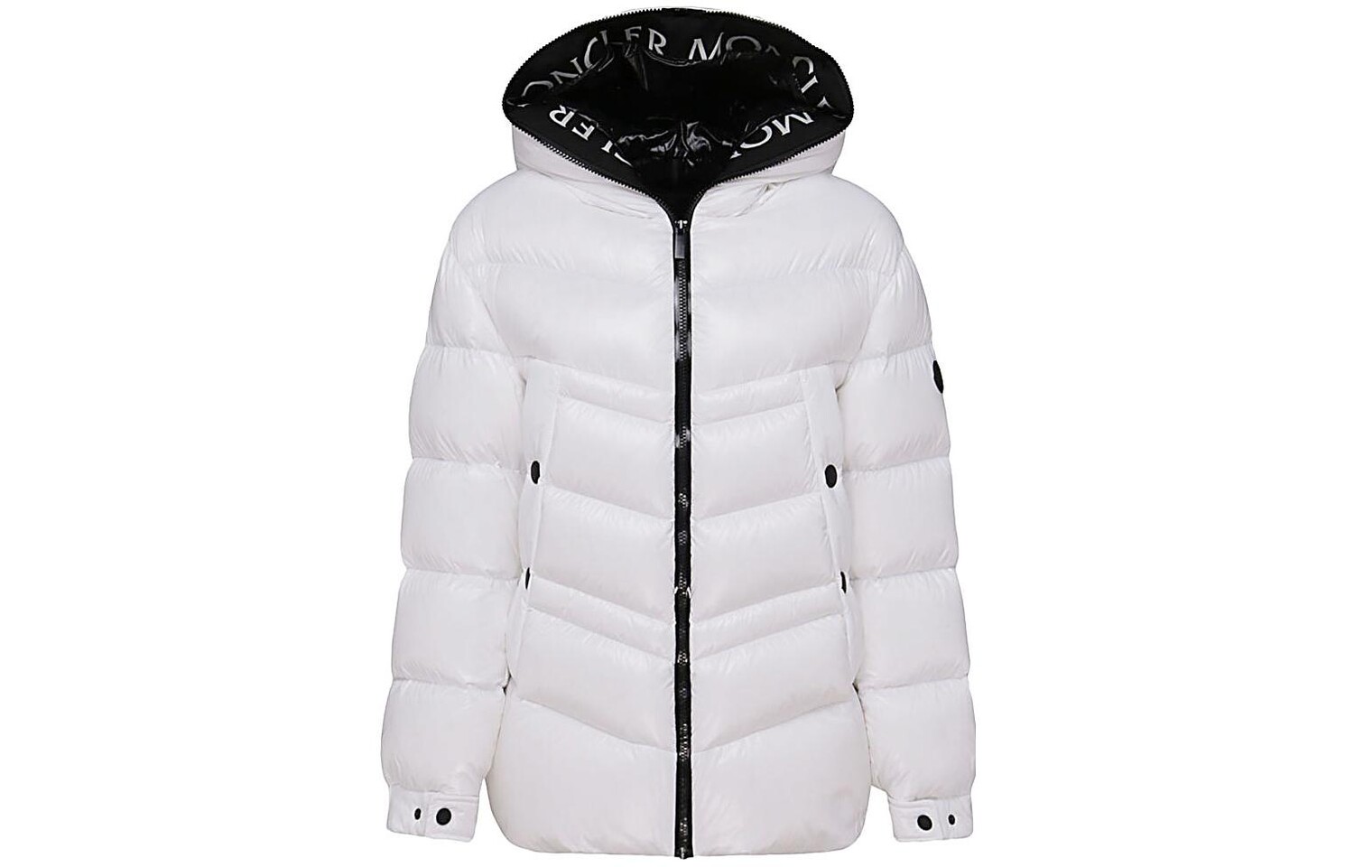 

Пуховик женский белый Moncler