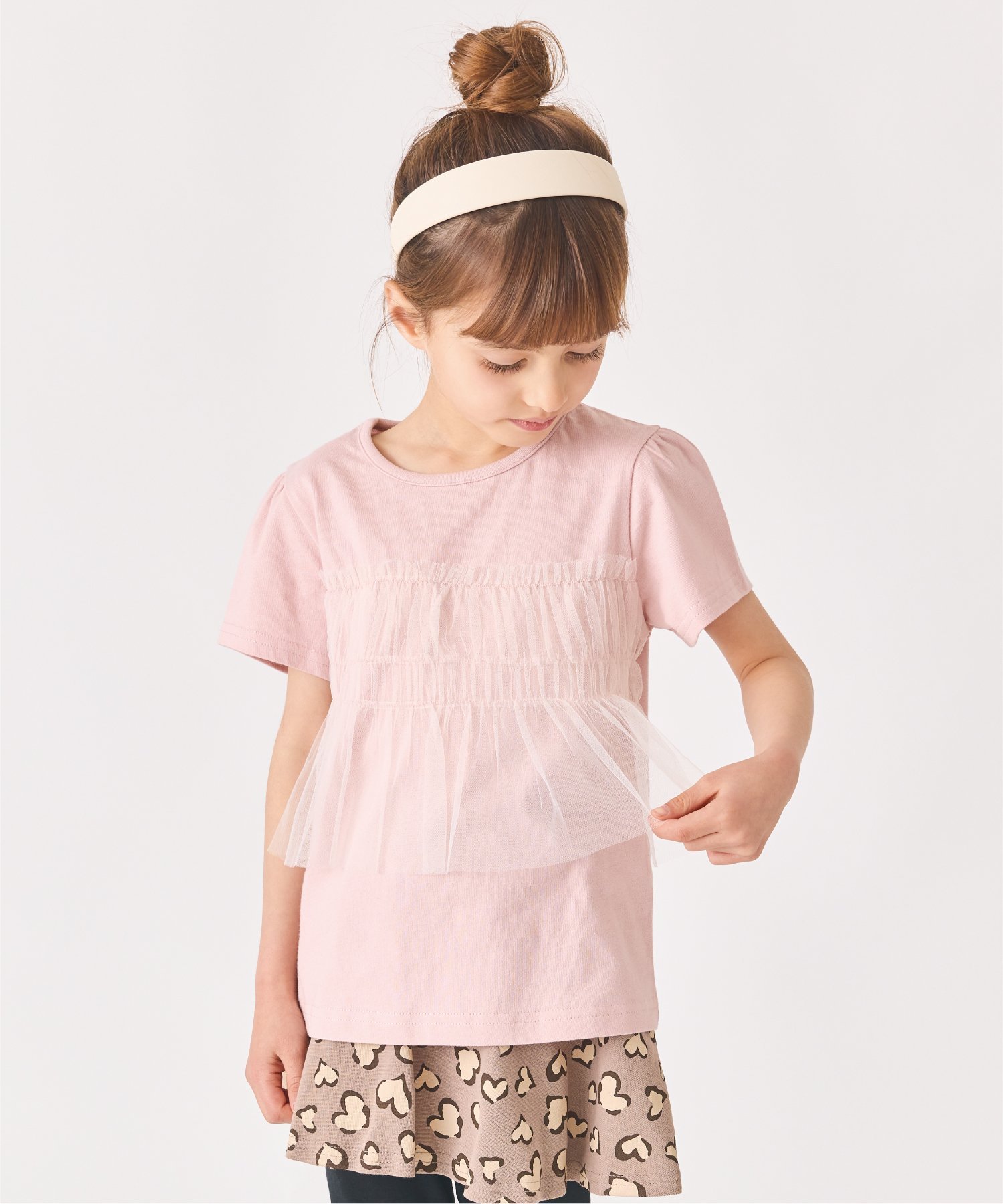 Шифоновая футболка Ever Closet, Dusty Pink — фото 2