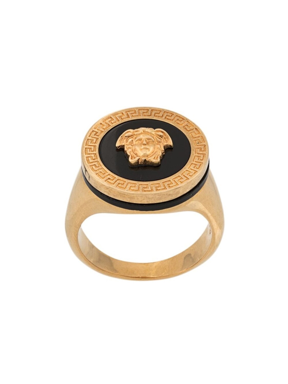 

Кольцо-печатка Medusa с эмалью Versace, золотой
