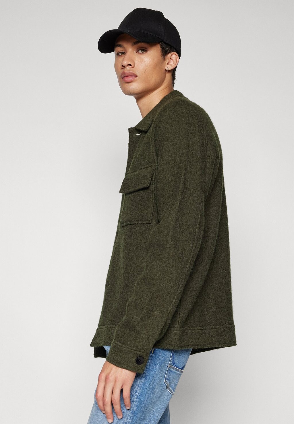 

Кардиган SLHNEALY Selected Homme, темно-зеленый