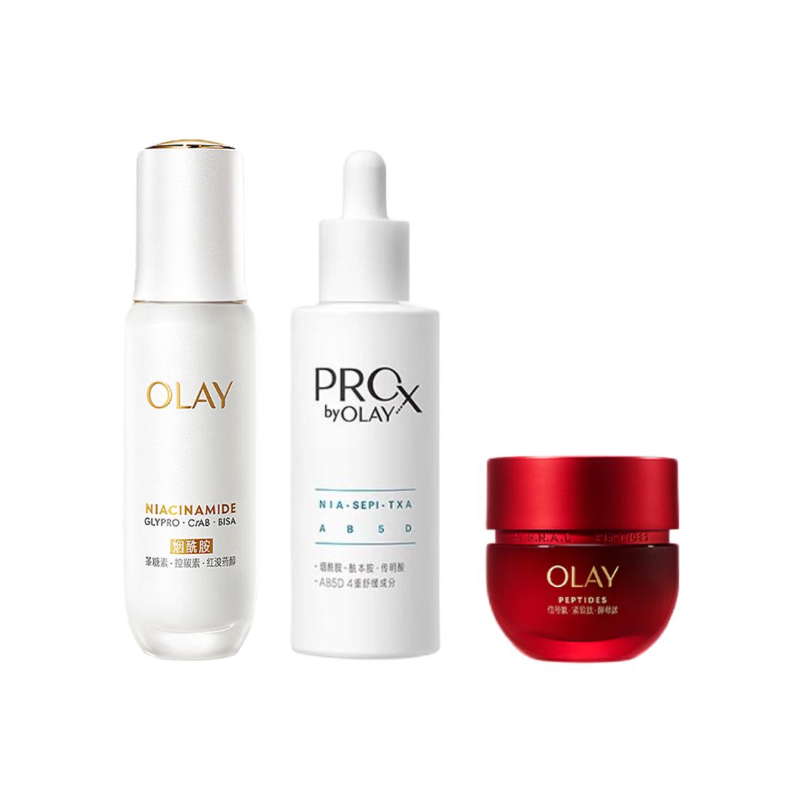 

Набор уходовой косметики с солнцезащитой Dewy Serums увлажняющий успокаивающий 30мл+30мл Olay