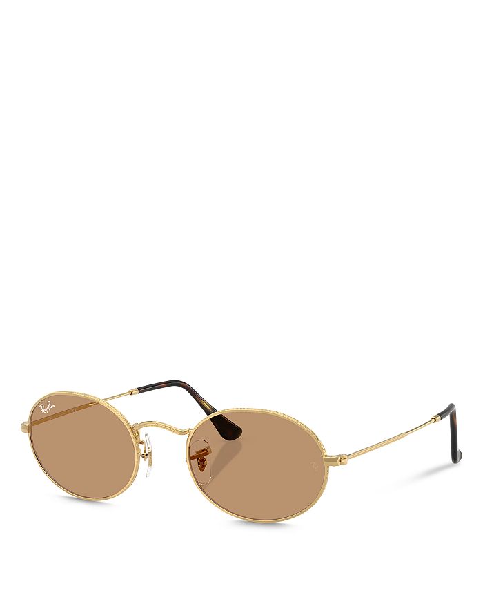 

Овальные солнцезащитные очки, 51 мм Ray-Ban, серый