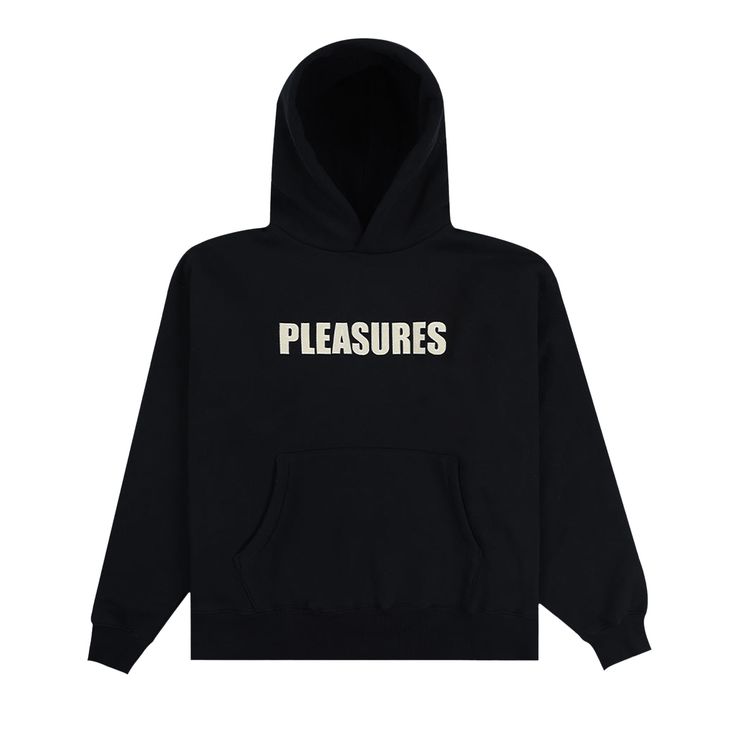 

Худи Pleasures Wave Quilted Hoodie Black, черный