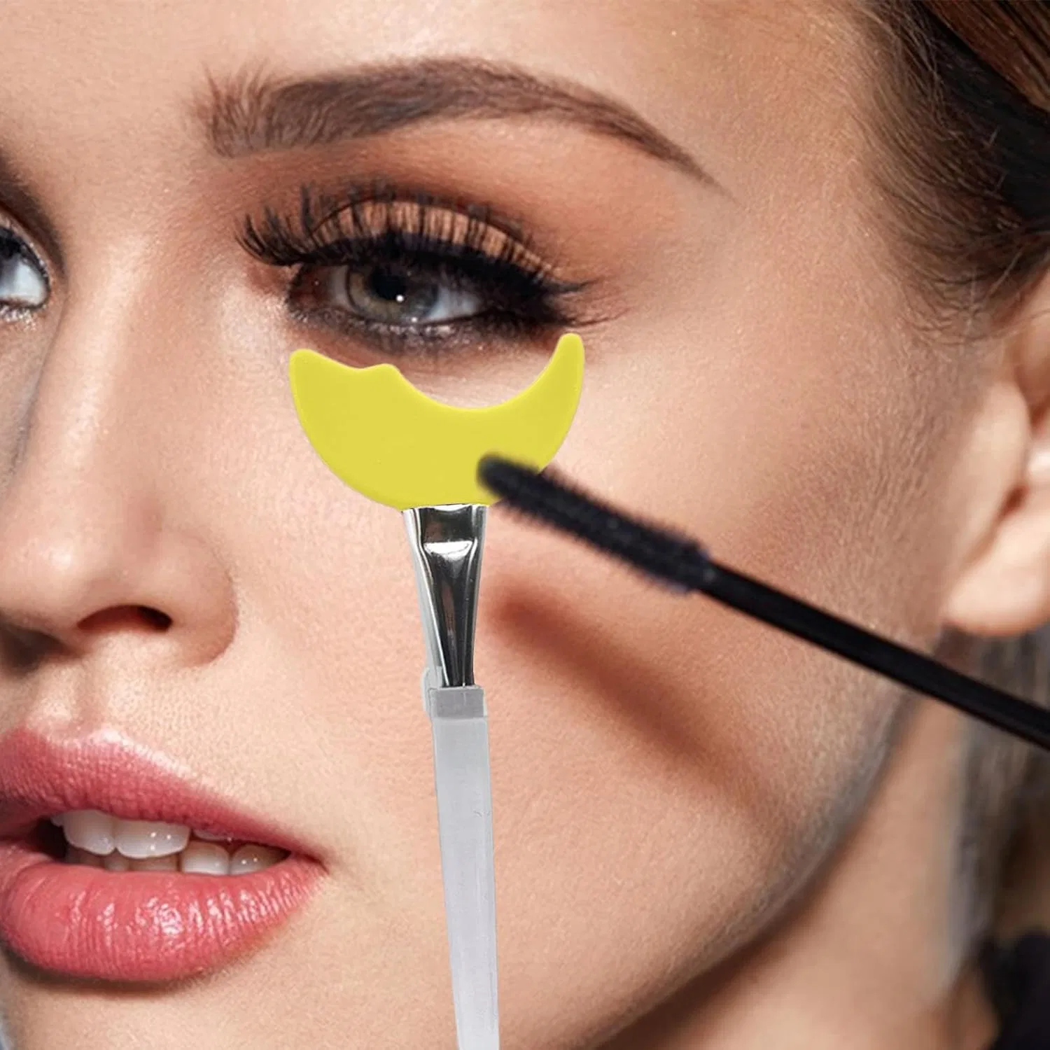 Косметический прибор для ресниц Silicone Eye Tool Generic желтый — фото 3