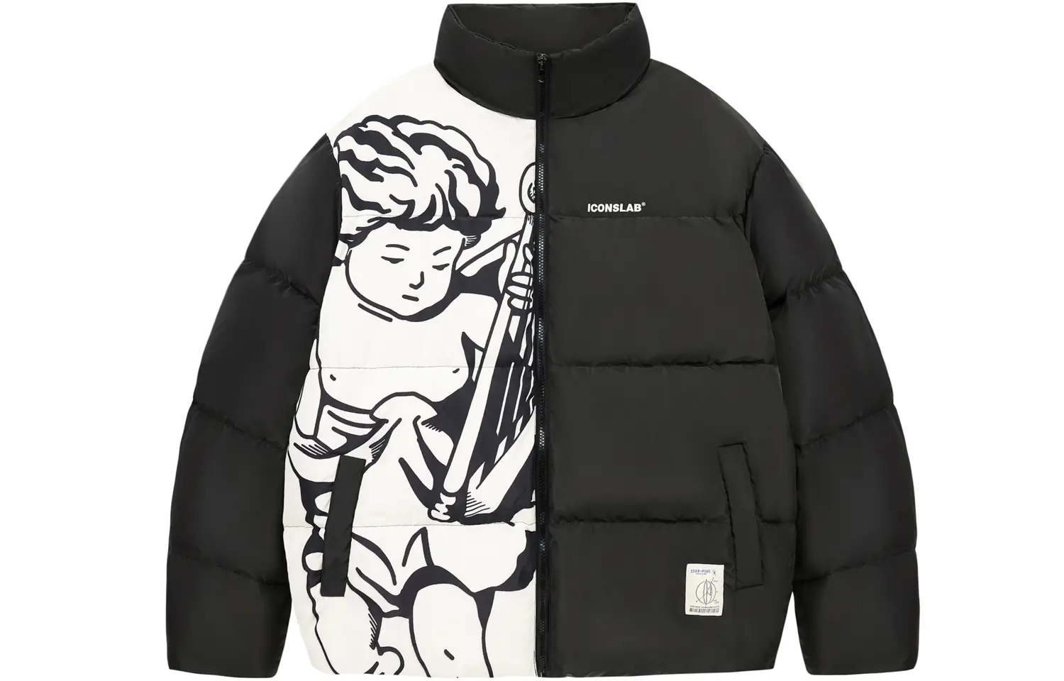 

Пуховик Unisex ICONS Lab, Овсяный