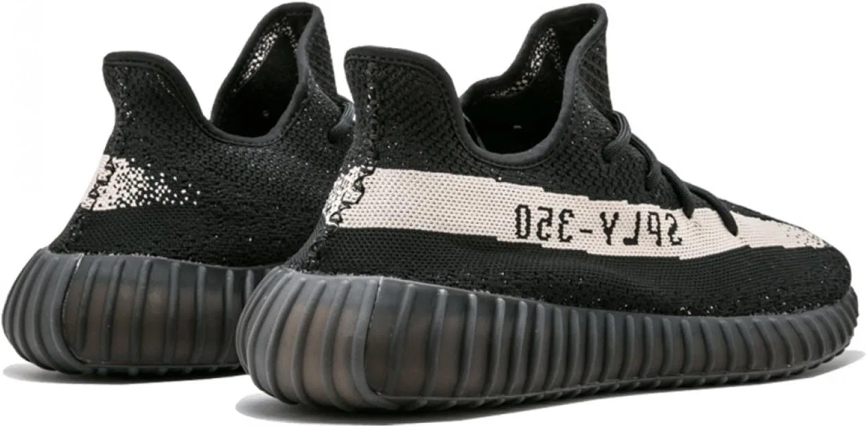 Мужские кроссовки Adidas Yeezy Boost 350 V2, Core Black/Core White-Core Black — фото 4