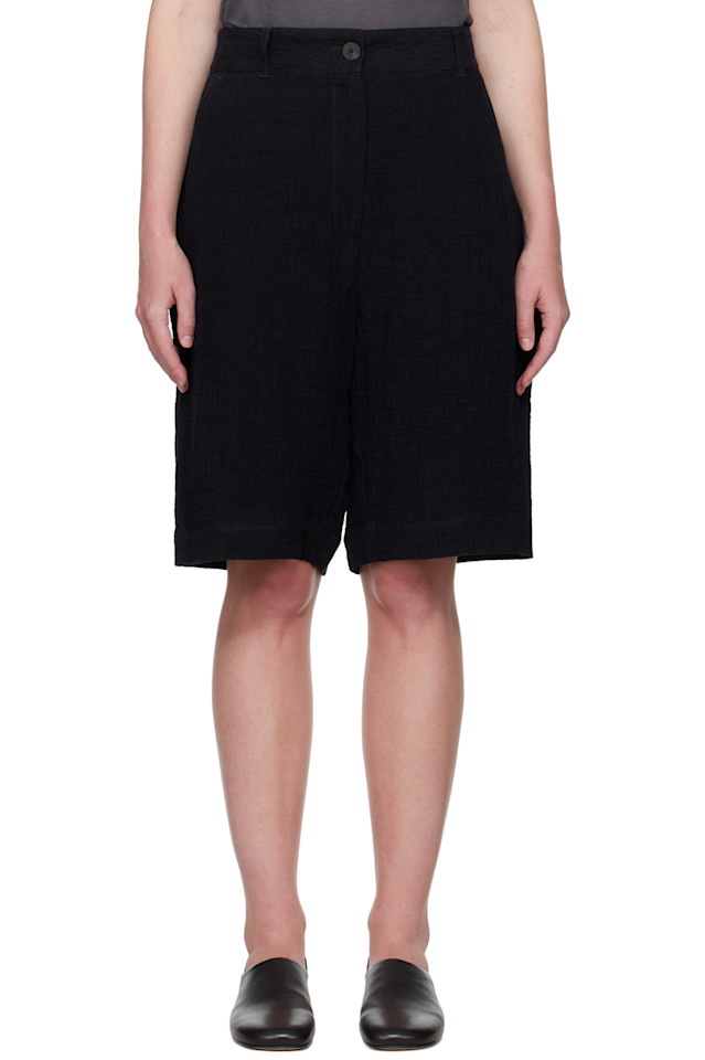 

Льняные шорты Luna Studio Nicholson, цвет darkest navy