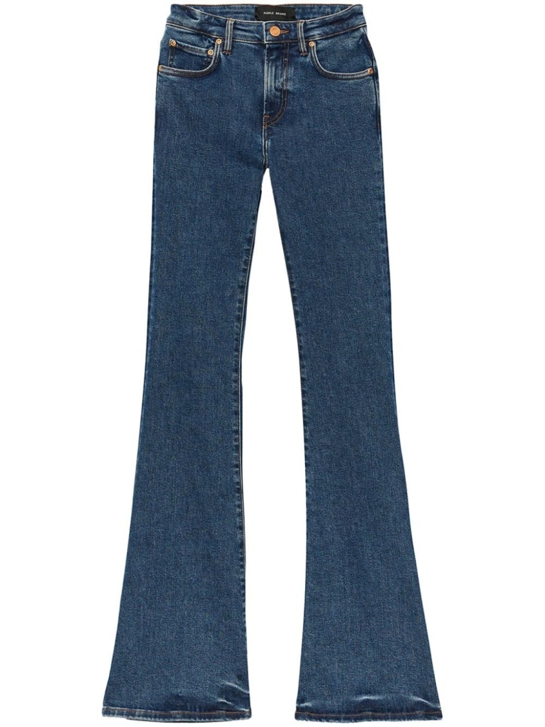 

Purple Brand джинсы bootcut с заниженной талией, синий