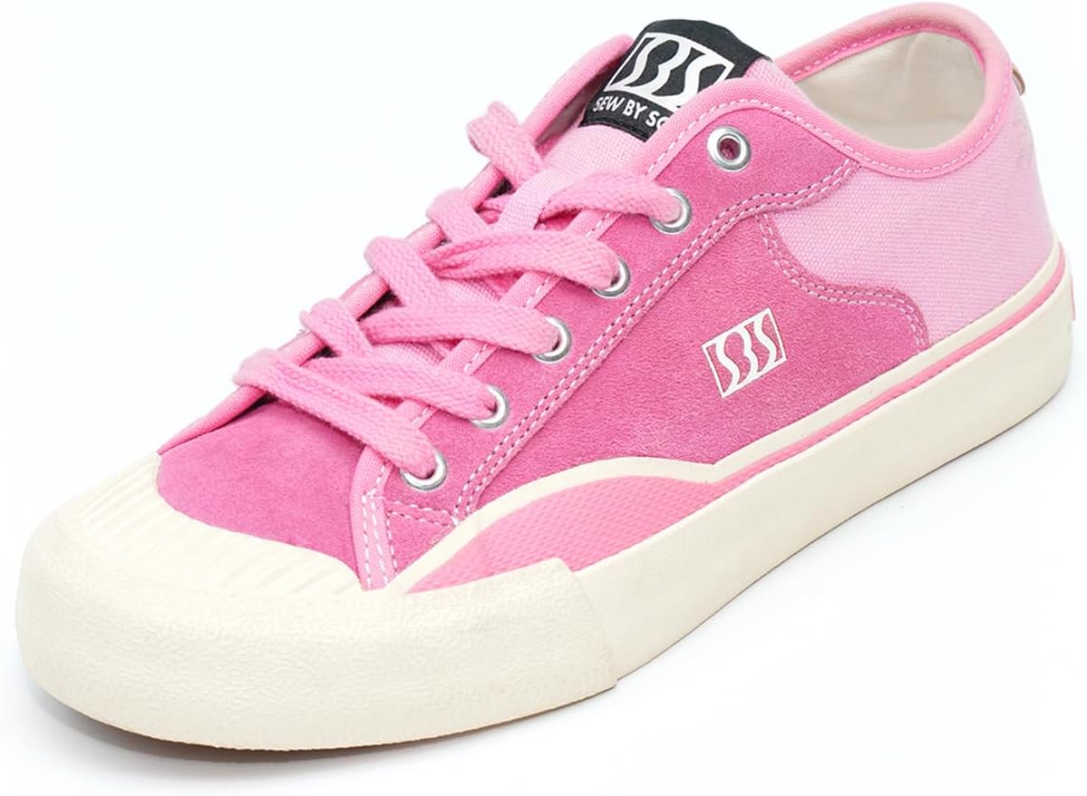 

Кеды для скейтборда SEW BY SOU для мужчин, кожаные, низкие, для профессионального скейтбординга и повседневной носки, розовый
