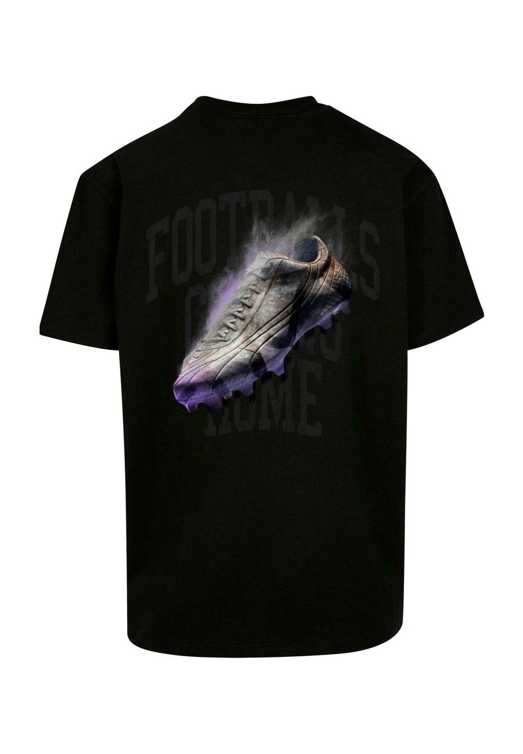 

Футболка с принтом FOOTBALL'S COMING HOME GAMECHANGER OVERSIZE TEE Upscale by Mister Tee, черный