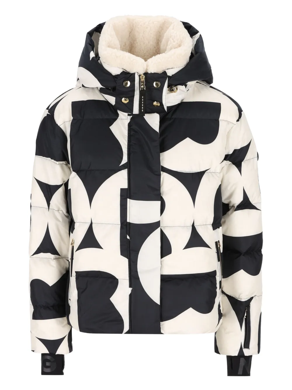 

Куртка с капюшоном из шерпы Bogner, черный