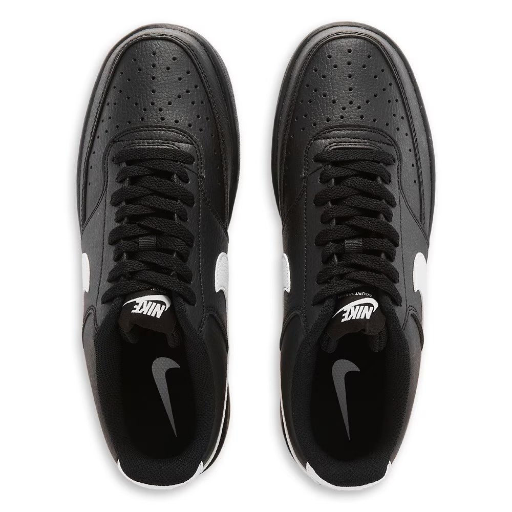 Кроссовки Court vision low от Nike, black/white — фото 4